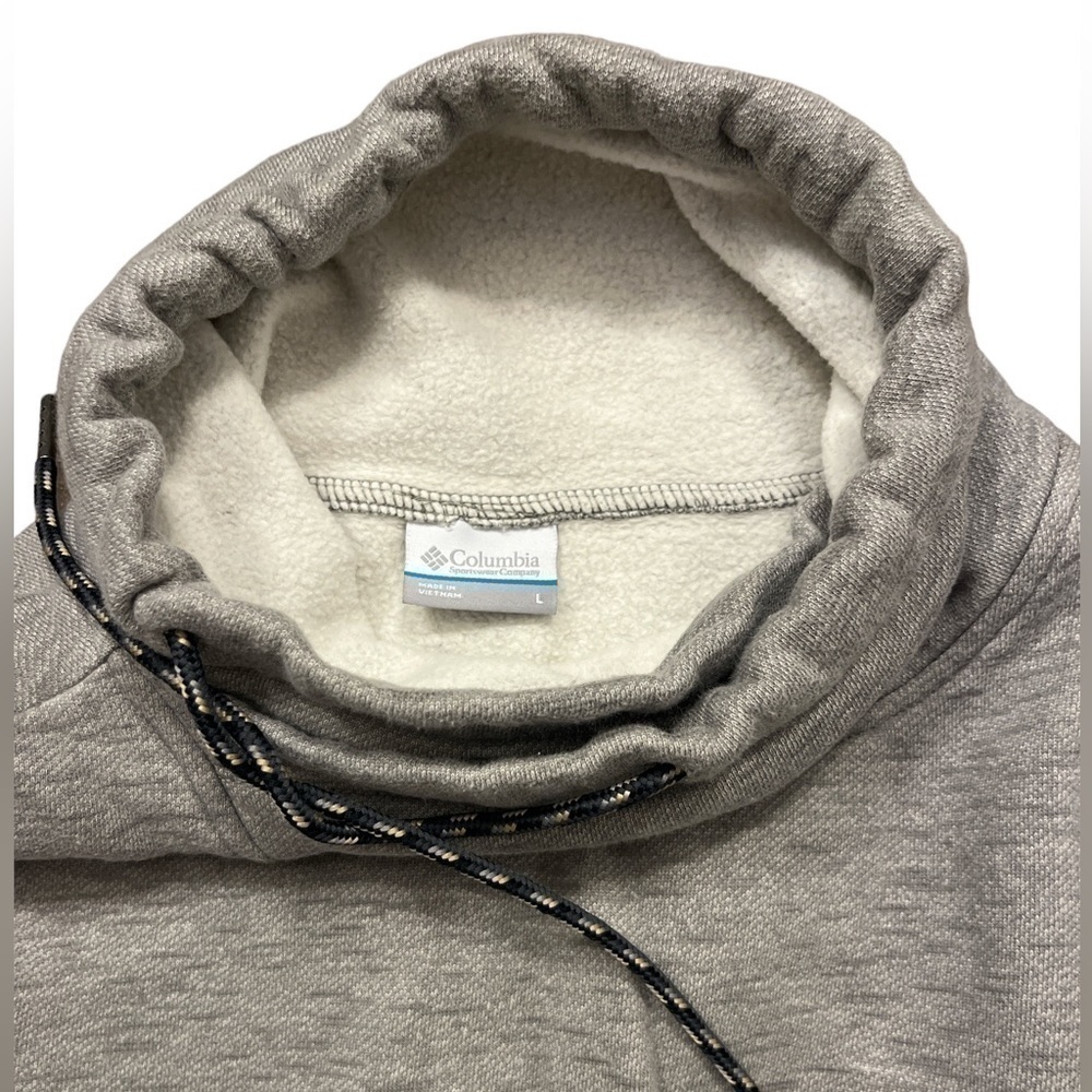 Columbia Outdoor Pursuit cotton Cowl neck pullover gray size large. - Picture 5 of 6